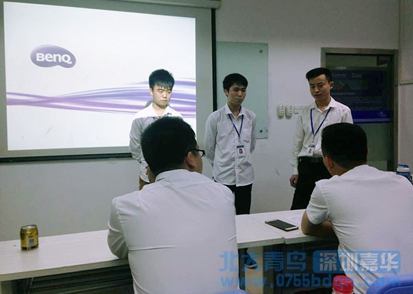 深圳嘉華學校軟件開發專業T153班項目答辯現場2